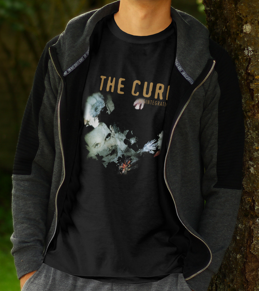 The Cure Disintegration Album Cover Floral Collage T-Shirt