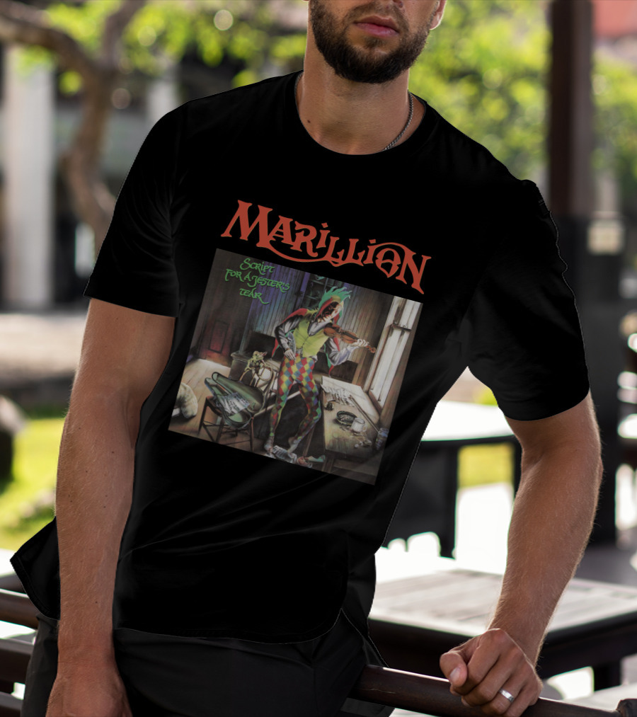 Marillion Script For A Jester's Tear Vintage Album T-Shirt