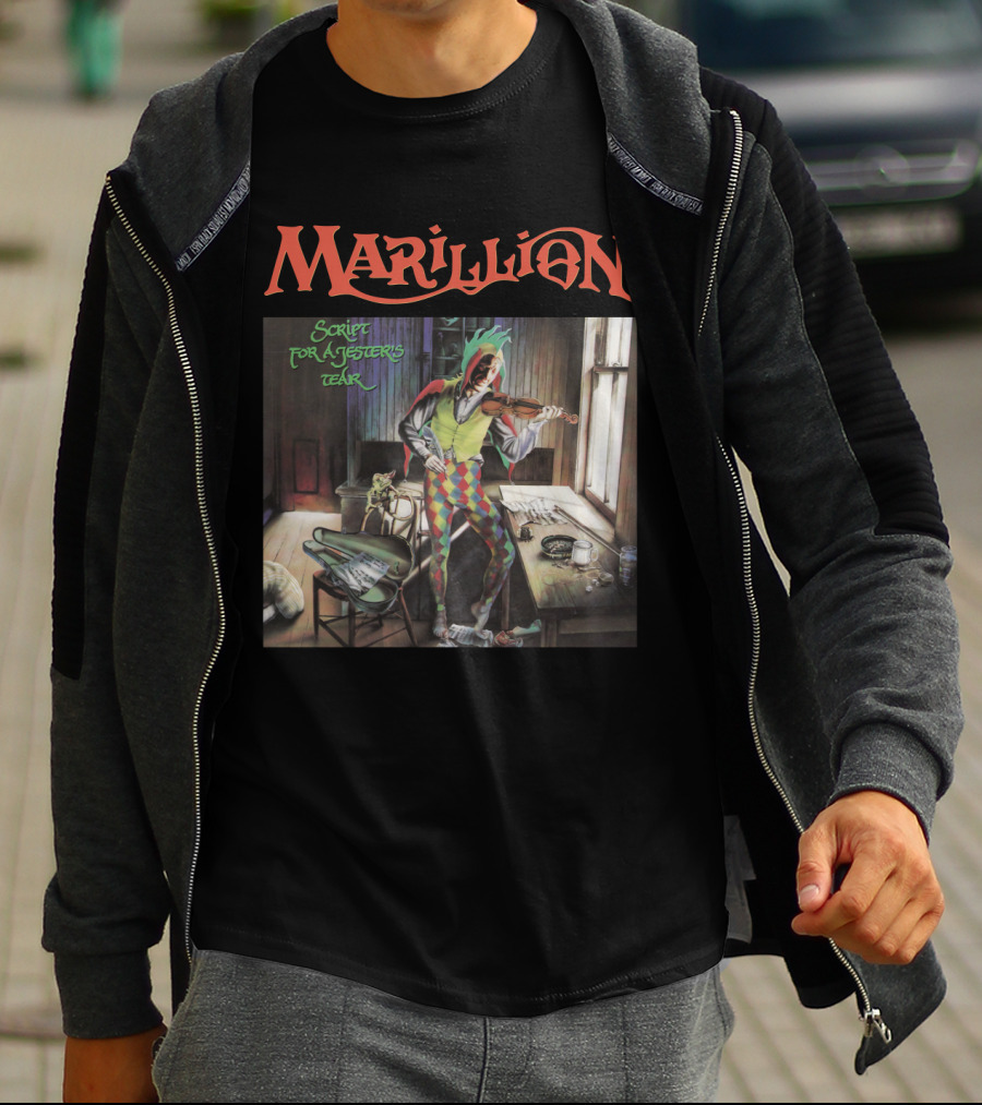 Marillion Script For A Jester's Tear Vintage Album T-Shirt