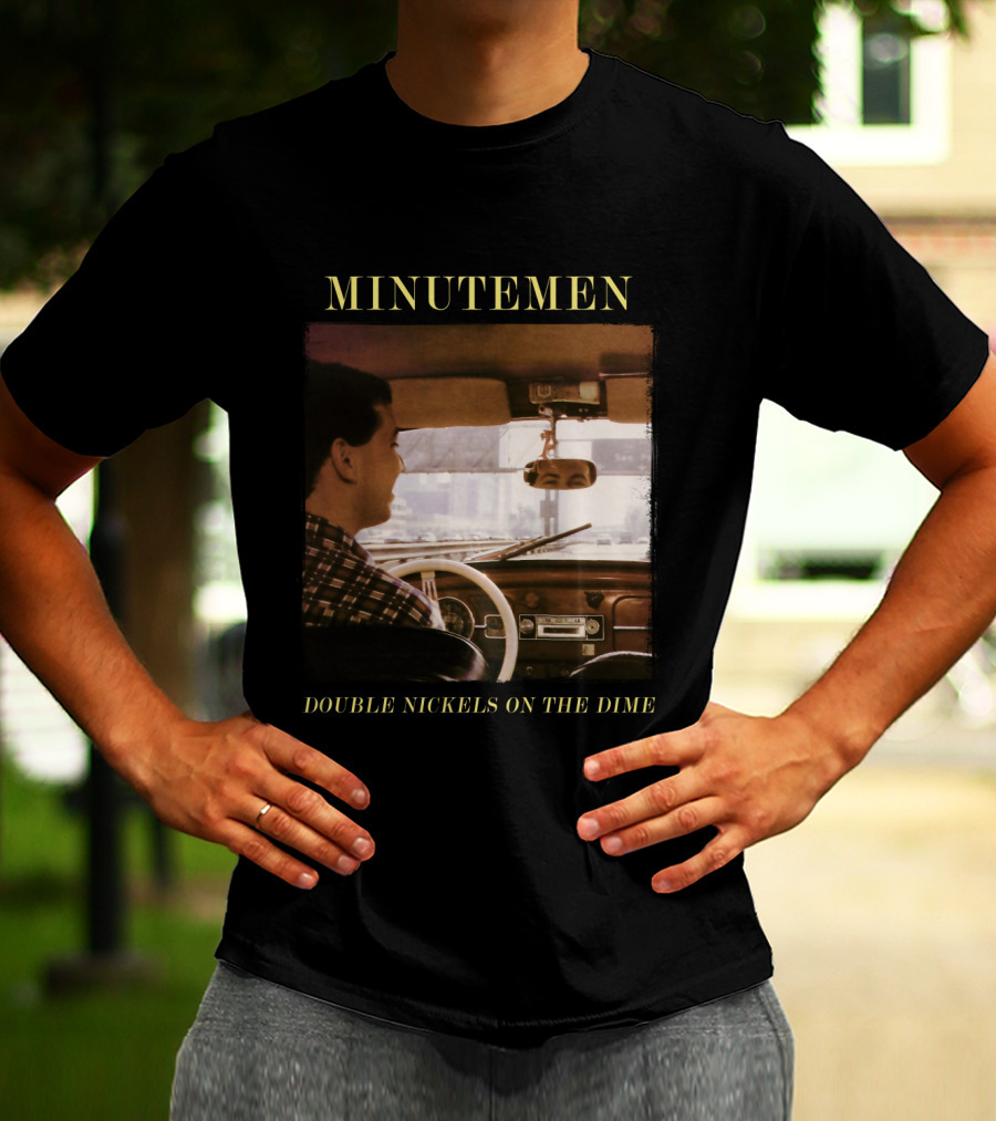 Minutemen Double Nickels On The Dime Album Cover Driving Scene T-Shirt
