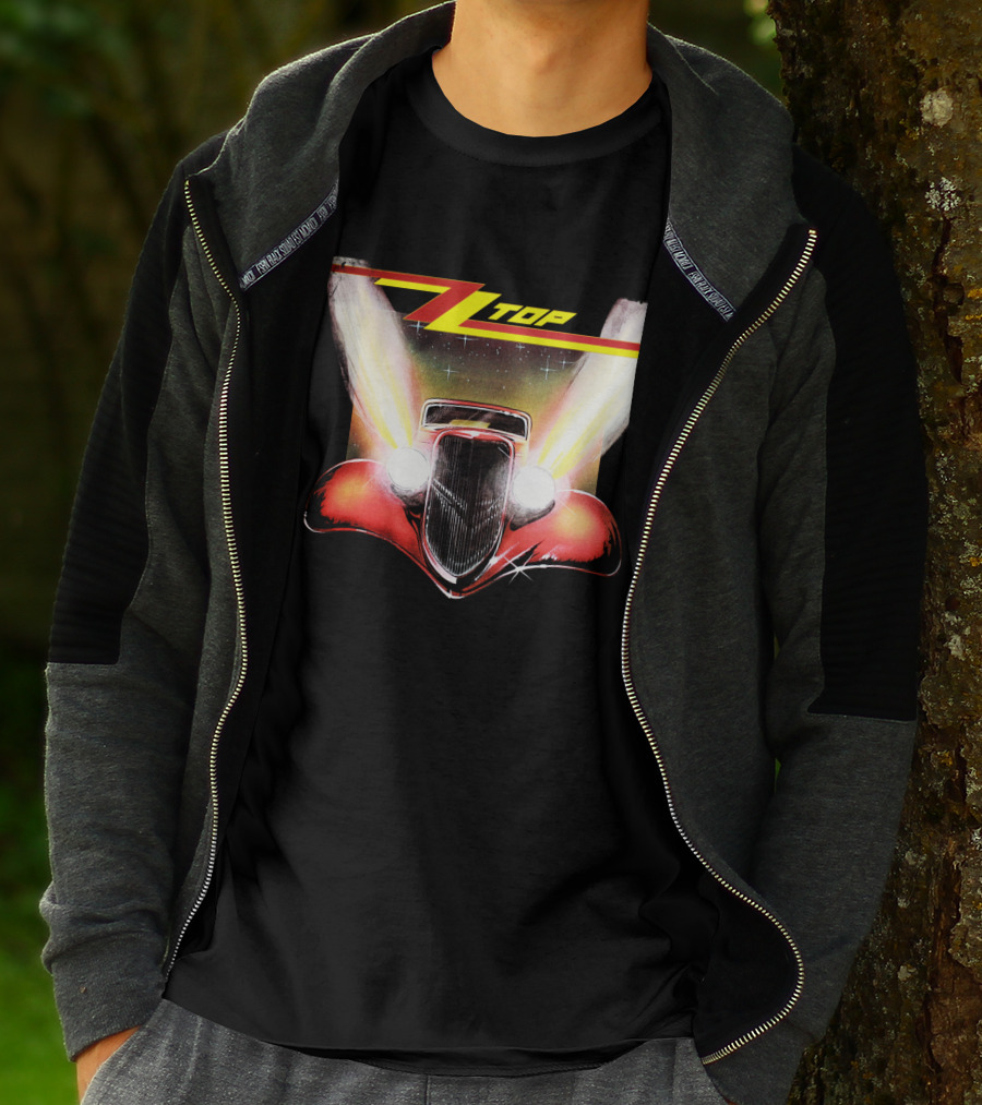 Zz Top Eliminator Hot Rod Album Cover Vintage 80S Band Merch T-Shirt