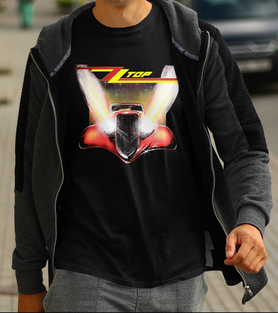 Zz Top Eliminator Hot Rod Album Cover Vintage 80S Band Merch T-Shirt