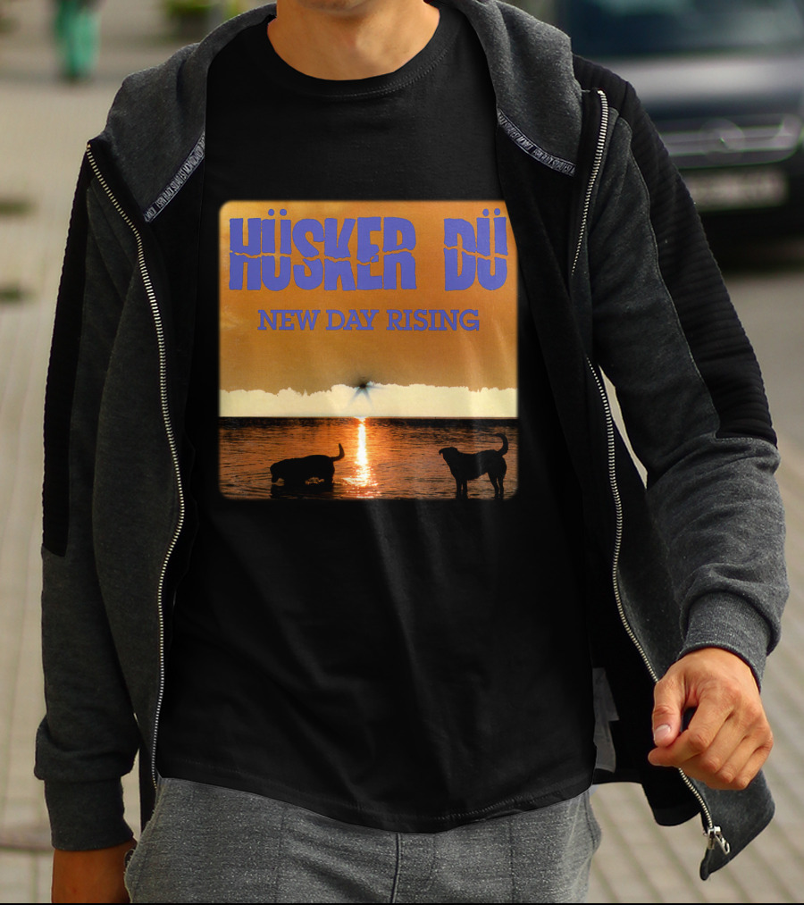 Hüsker Dü New Day Rising Sunrise Dogs T-Shirt