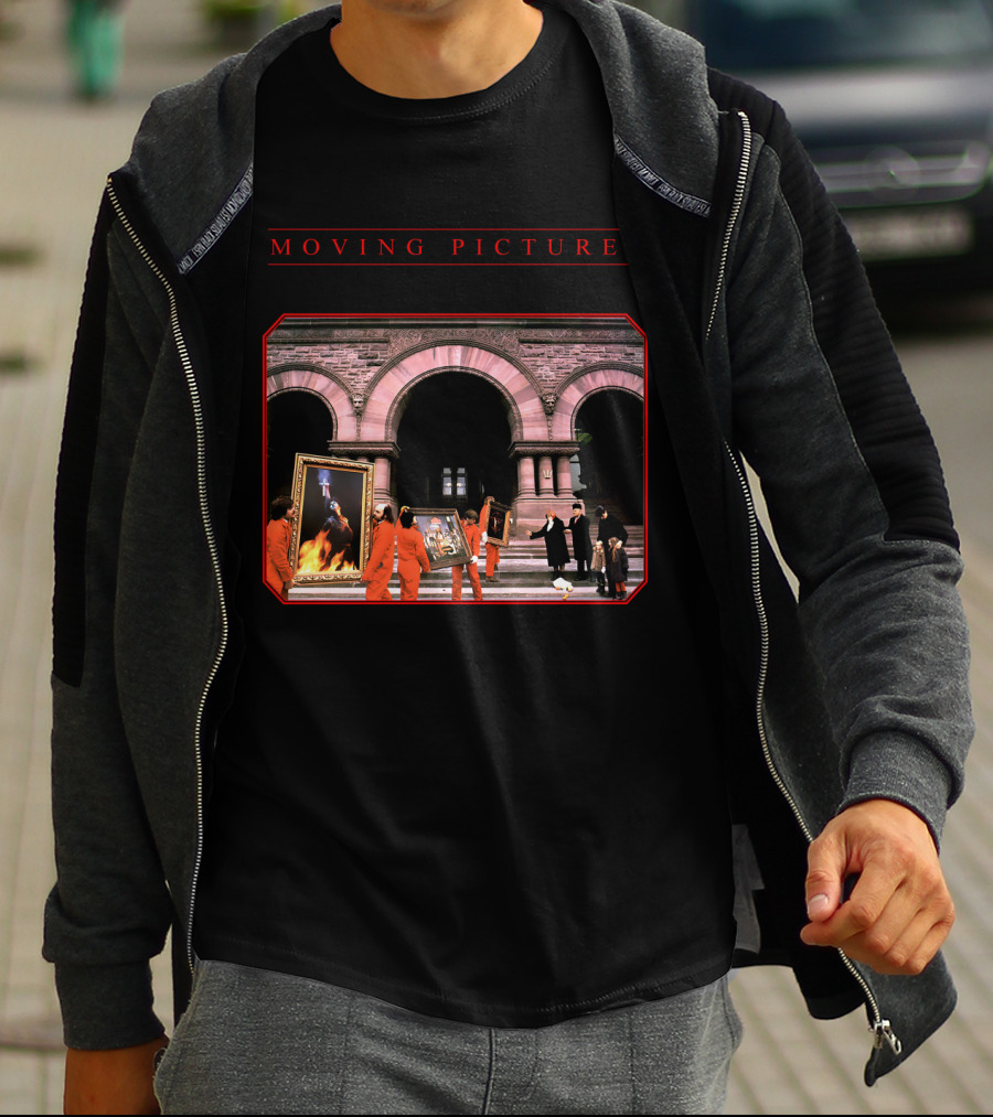 Rush Moving Pictures Album Cover Archway Scene T-Shirt