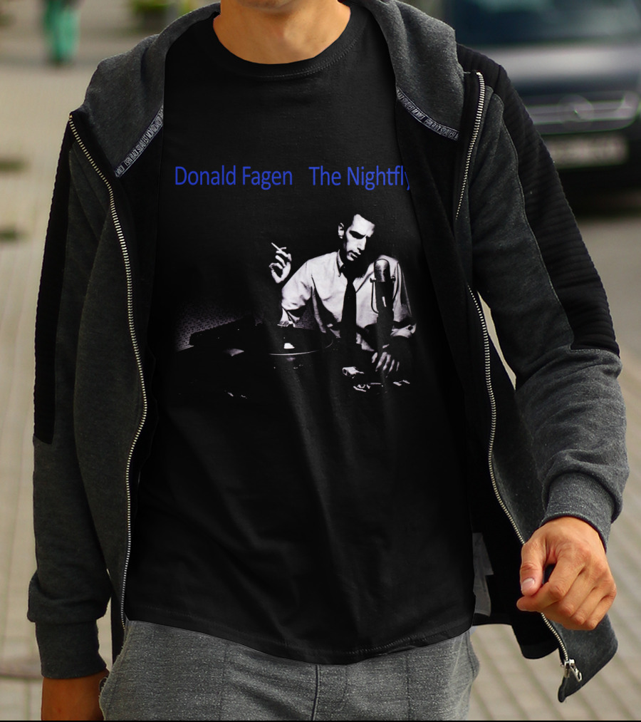 Donald Fagen The Nightfly Jazz Radio Host T-Shirt