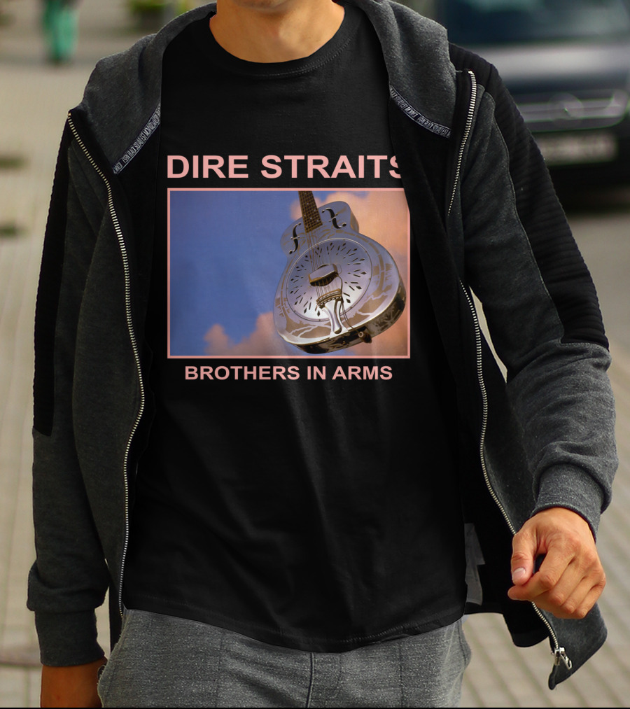 Dire Straits Brothers In Arms Steel Guitar T-Shirt
