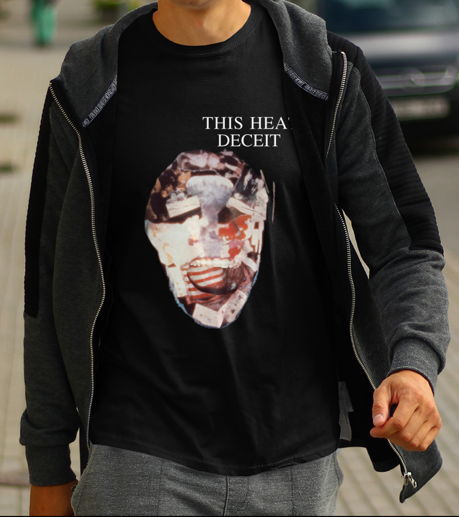 This Heat Deceit Mask Collage T-Shirt