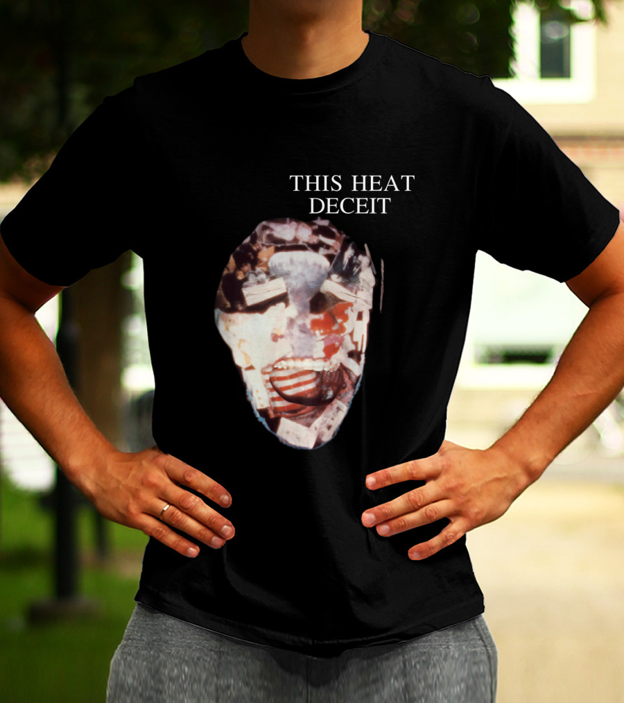This Heat Deceit Mask Collage T-Shirt