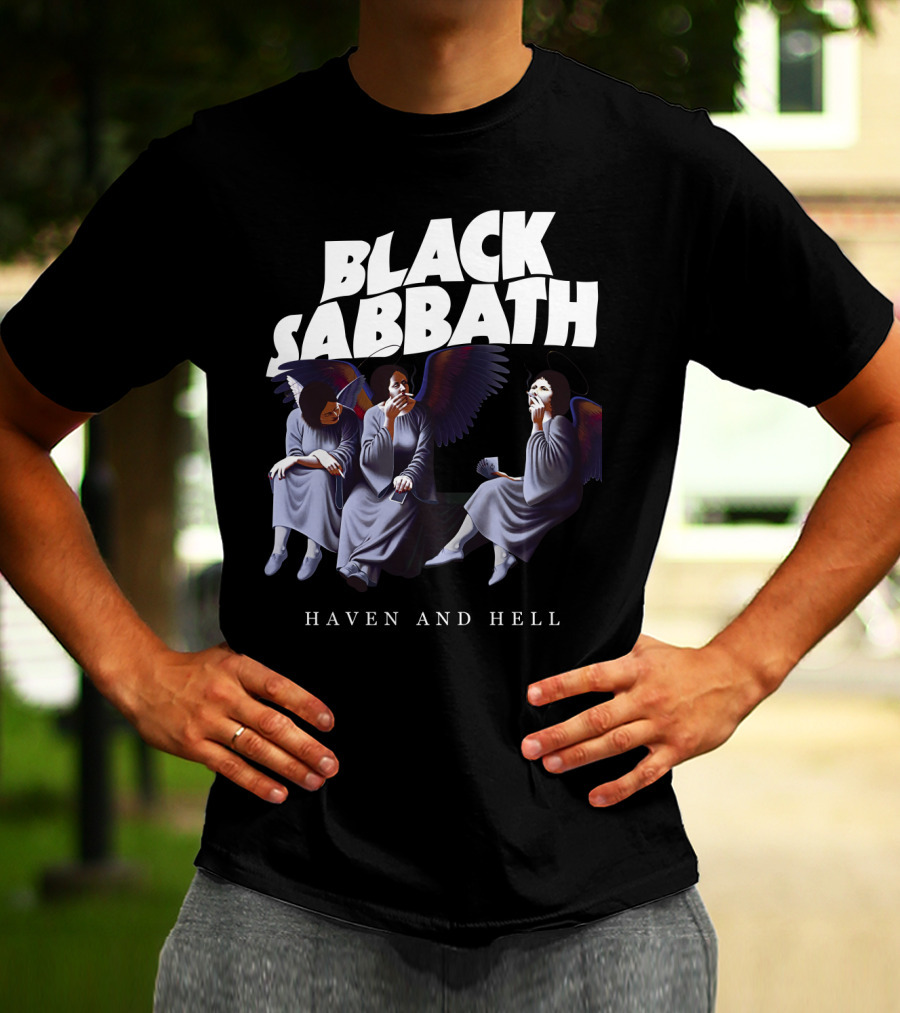 Black Sabbath Heaven And Hell Angels T-Shirt