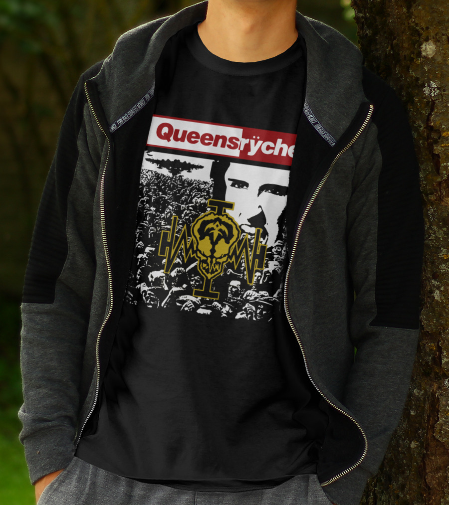 Queensrÿche Operation Mindcrime Album Artwork Iconic Skull T-Shirt