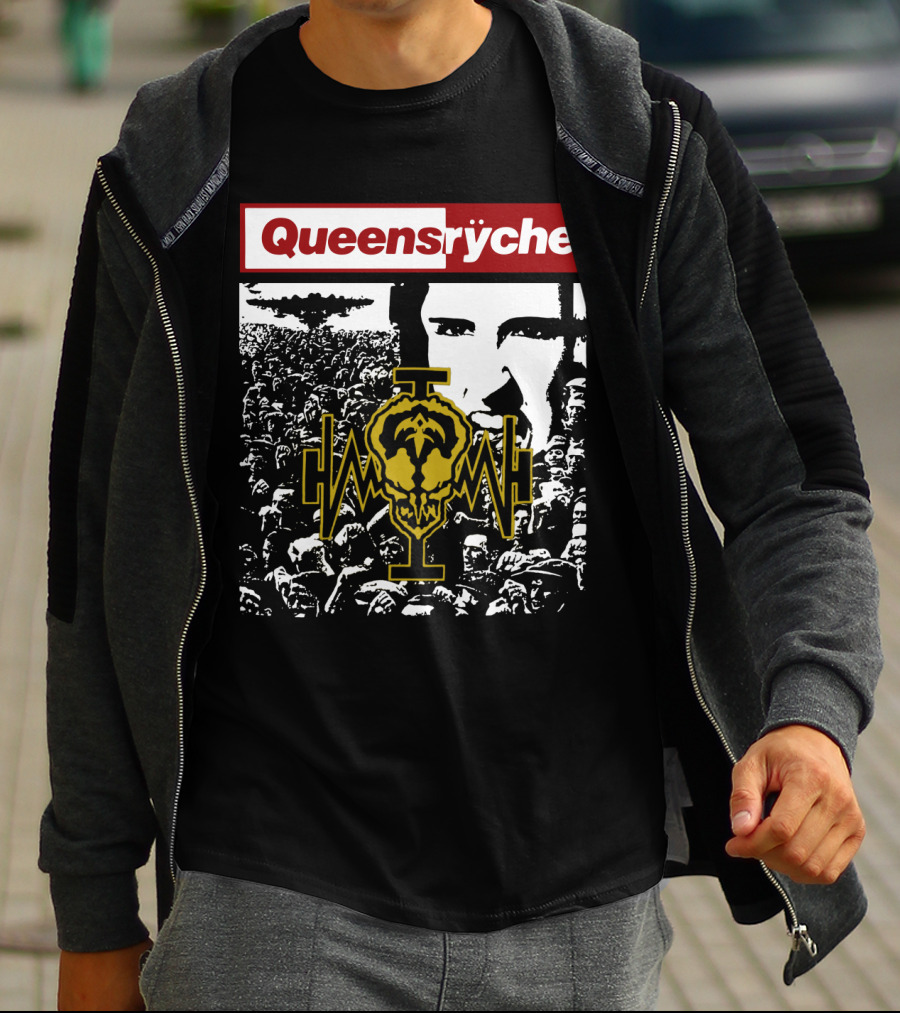 Queensrÿche Operation Mindcrime Album Artwork Iconic Skull T-Shirt