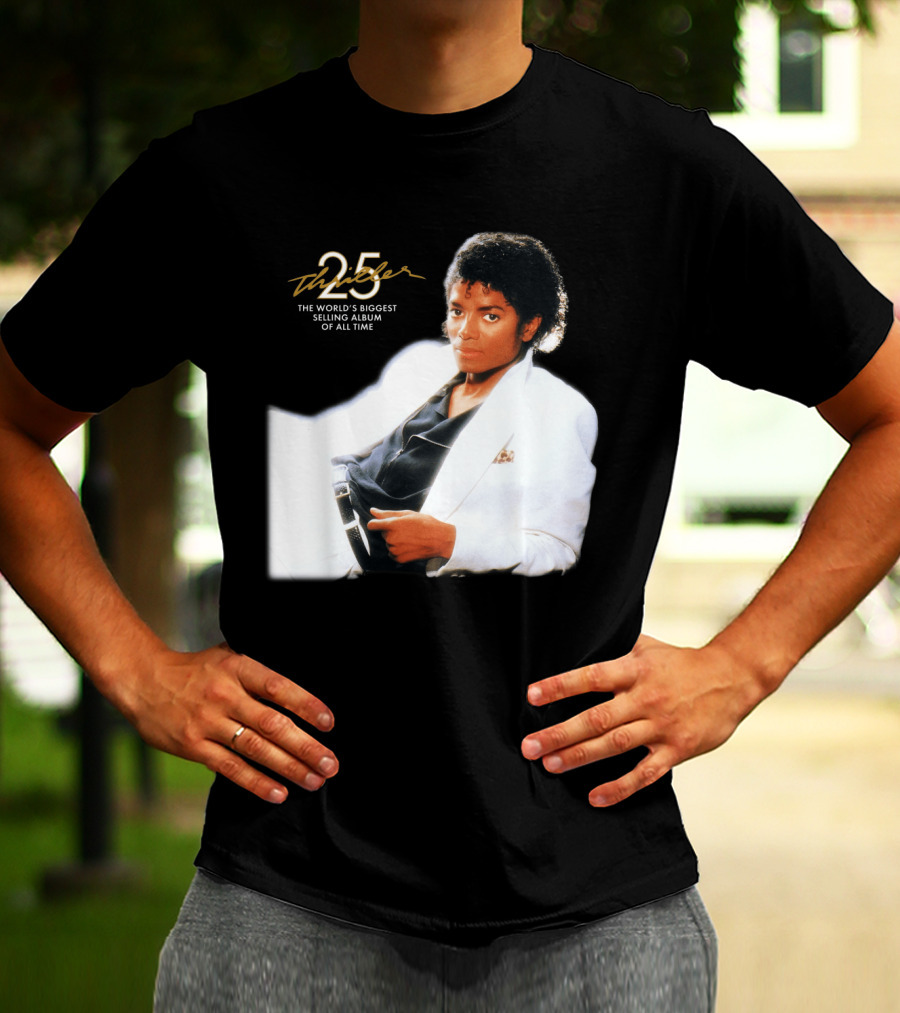 25 Thriller The World's Biggest Selling Album Of All Time T-Shirt