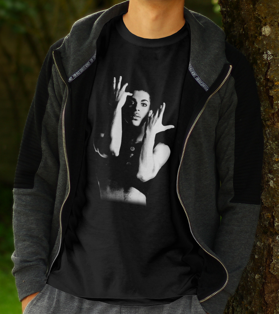 Prince Parade Black And White Iconic Pose T-Shirt