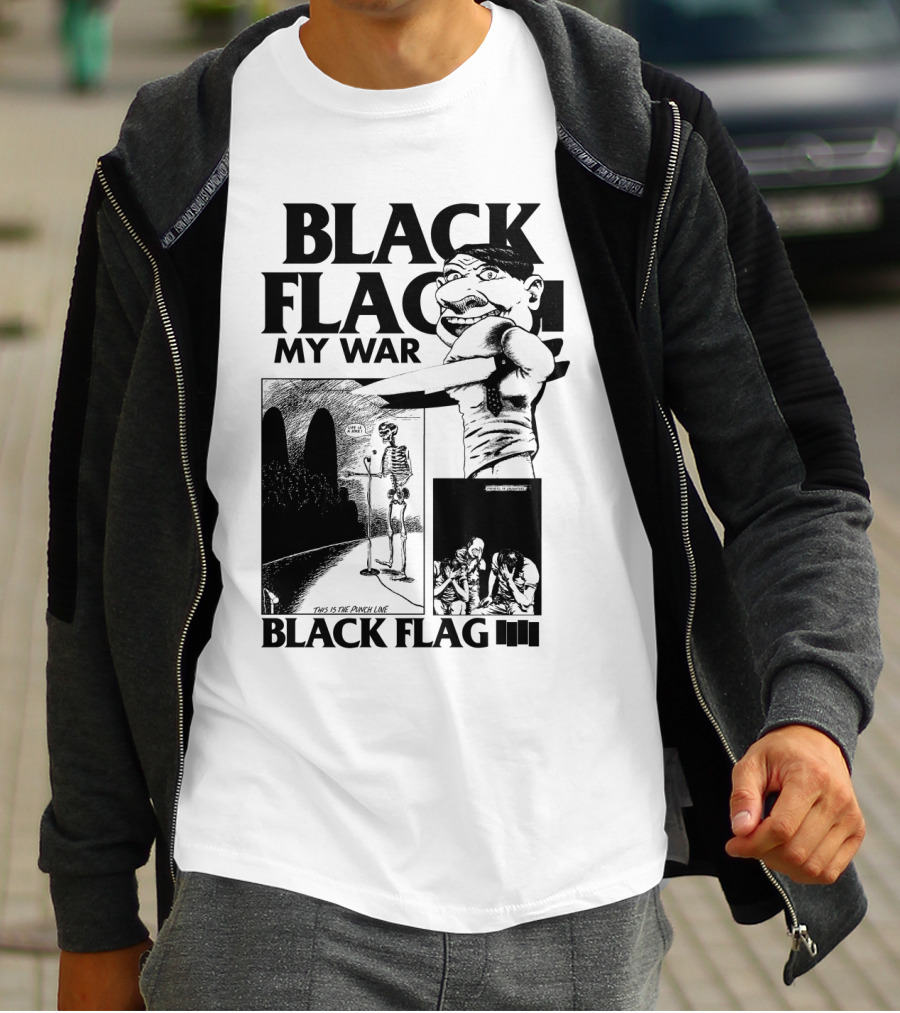 Black Flag My War This Is The Punch Line T-Shirt