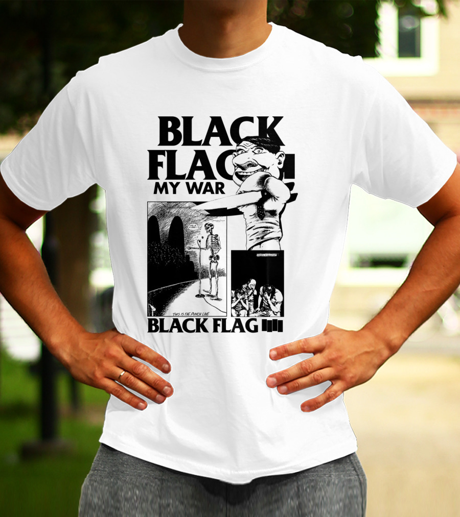 Black Flag My War This Is The Punch Line T-Shirt