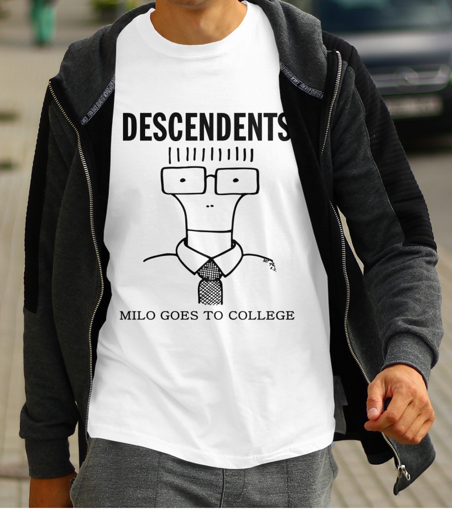 Descendents Milo Goes To College Iconic Cartoon T-Shirt