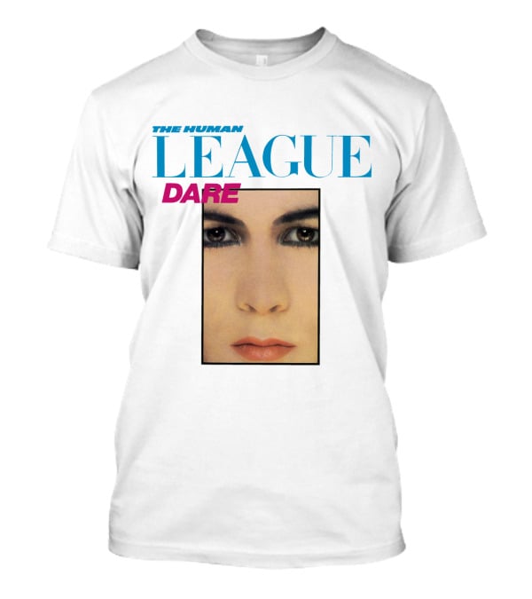 The Human League Dare Album Cover Art Face T-Shirt