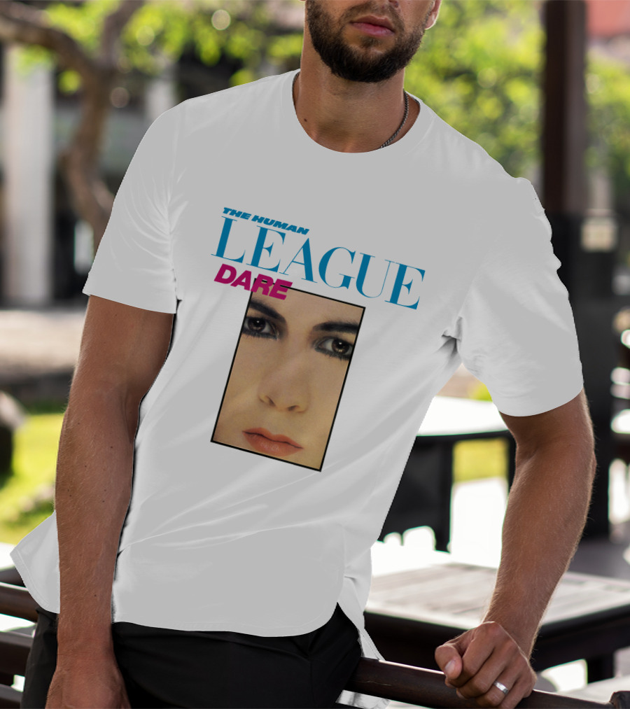 The Human League Dare Album Cover Art Face T-Shirt
