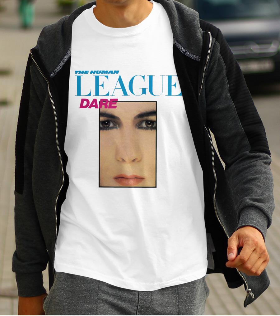 The Human League Dare Album Cover Art Face T-Shirt