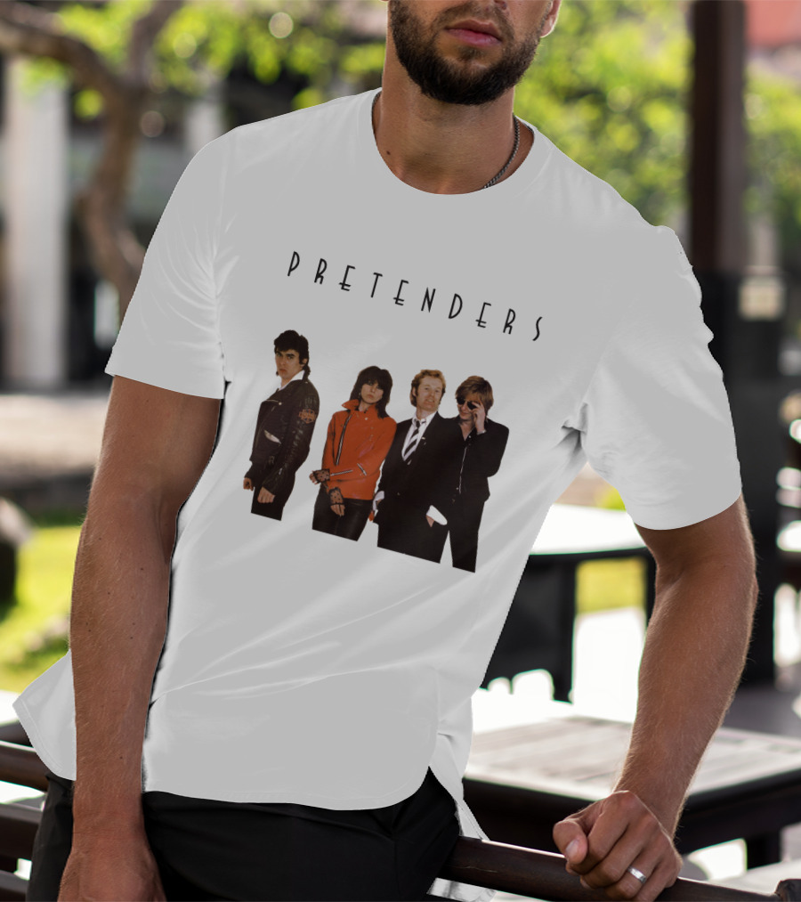Pretenders Band Classic Album Cover Featuring Iconic Lineup T-Shirt