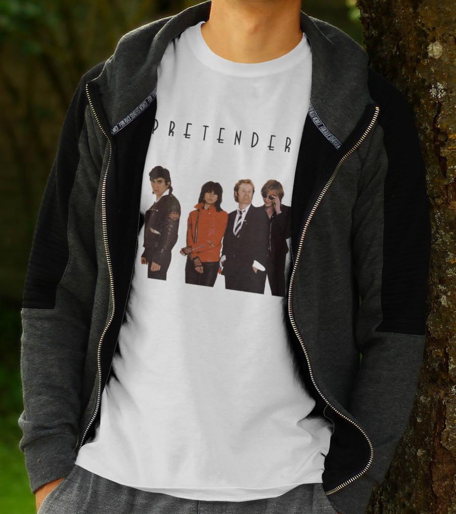 Pretenders Band Classic Album Cover Featuring Iconic Lineup T-Shirt
