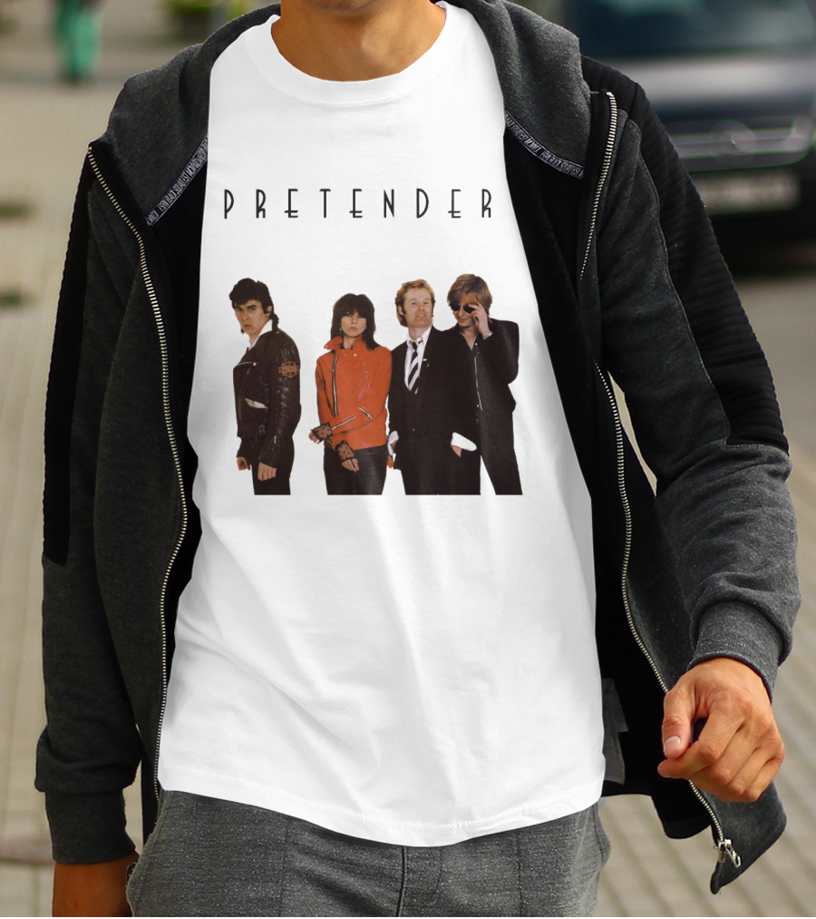 Pretenders Band Classic Album Cover Featuring Iconic Lineup T-Shirt