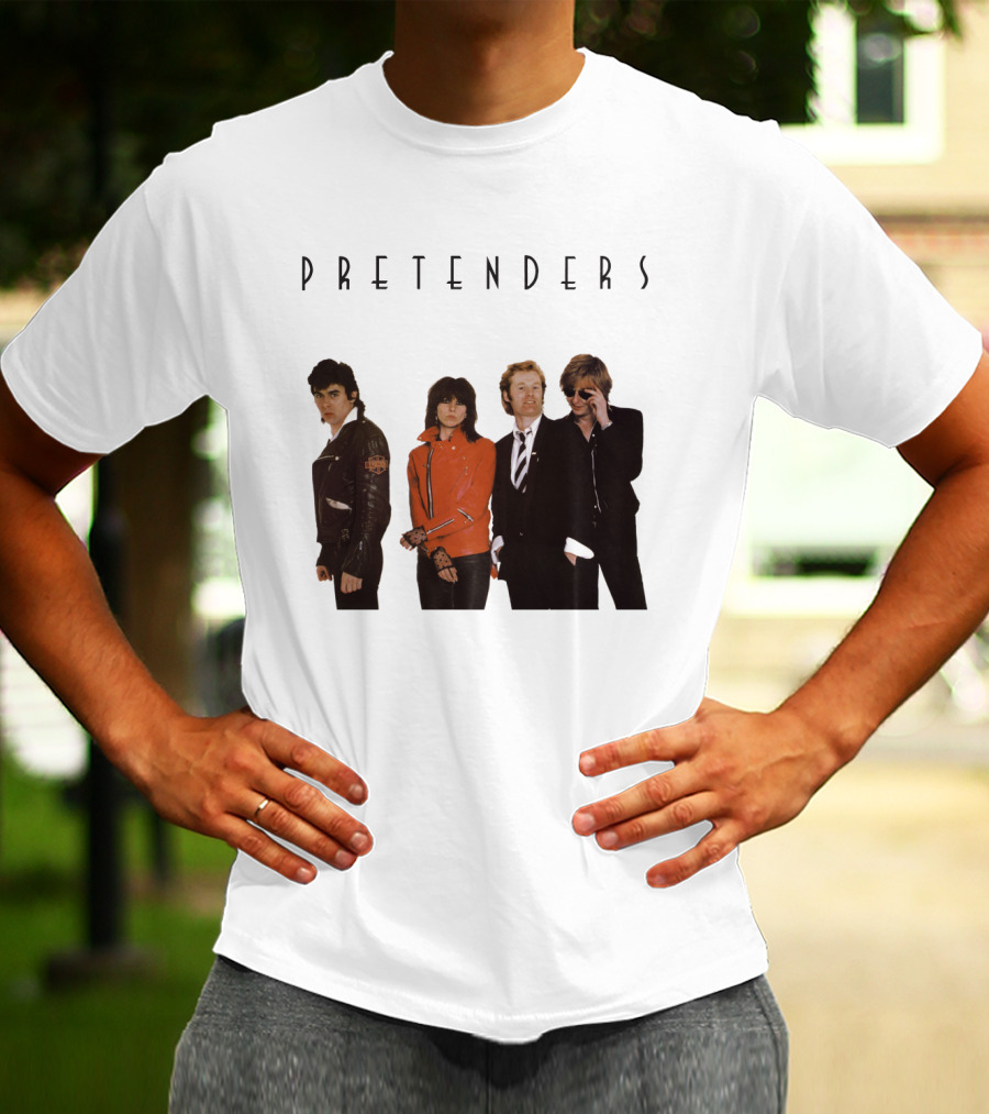 Pretenders Band Classic Album Cover Featuring Iconic Lineup T-Shirt