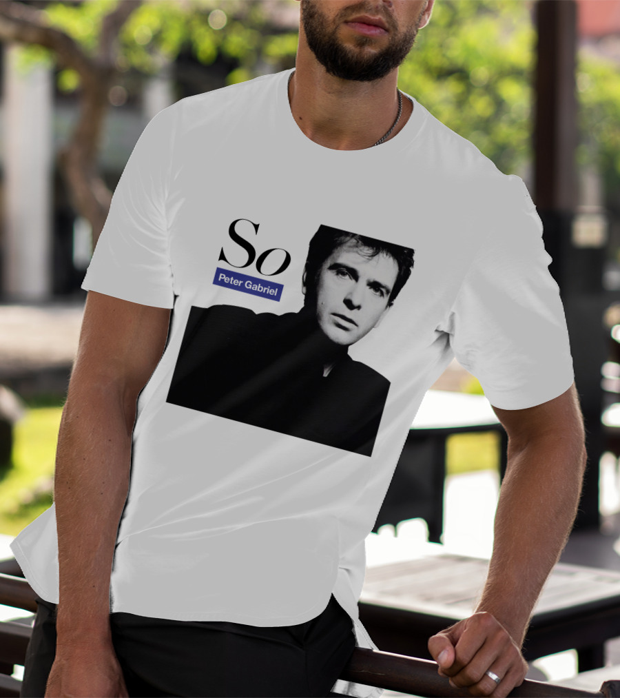 So Peter Gabriel Album Cover T-Shirt