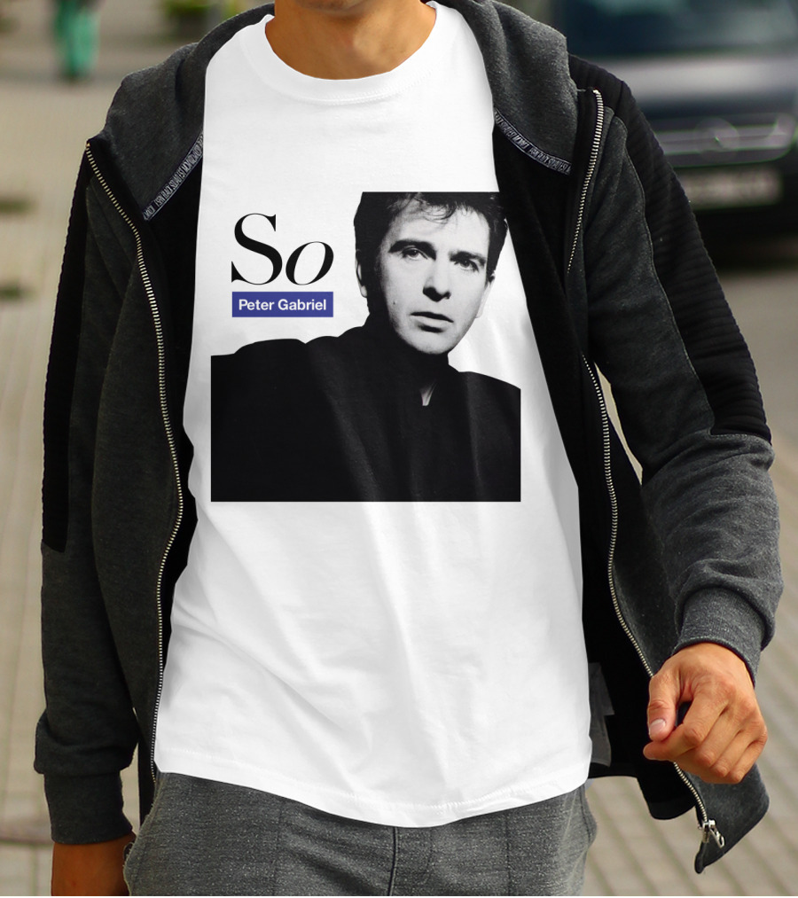 So Peter Gabriel Album Cover T-Shirt