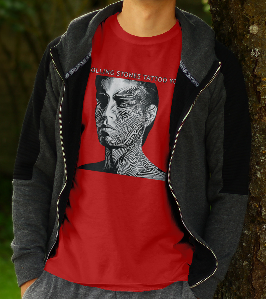 Rolling Stones Tattoo You Face Art T-Shirt