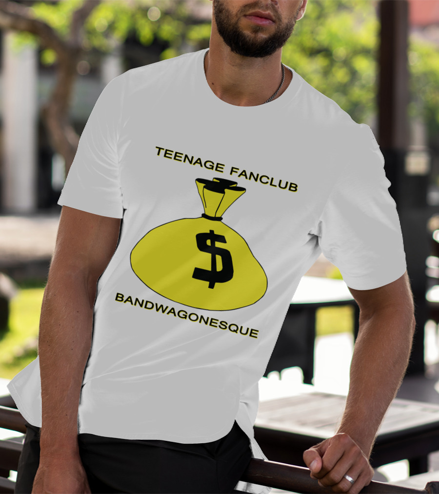 Teenage Fanclub Bandwagonesque Money Bag Icon With Dollar Sign T-Shirt