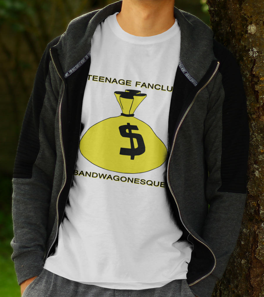 Teenage Fanclub Bandwagonesque Money Bag Icon With Dollar Sign T-Shirt
