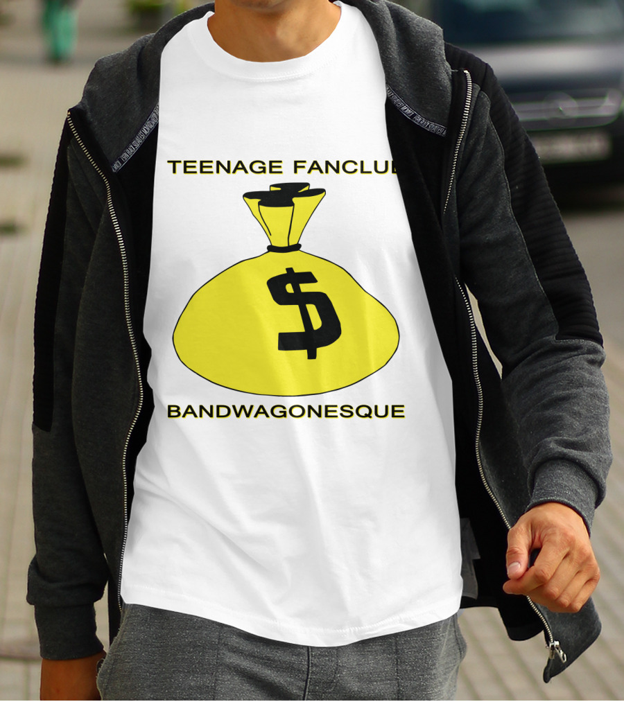 Teenage Fanclub Bandwagonesque Money Bag Icon With Dollar Sign T-Shirt