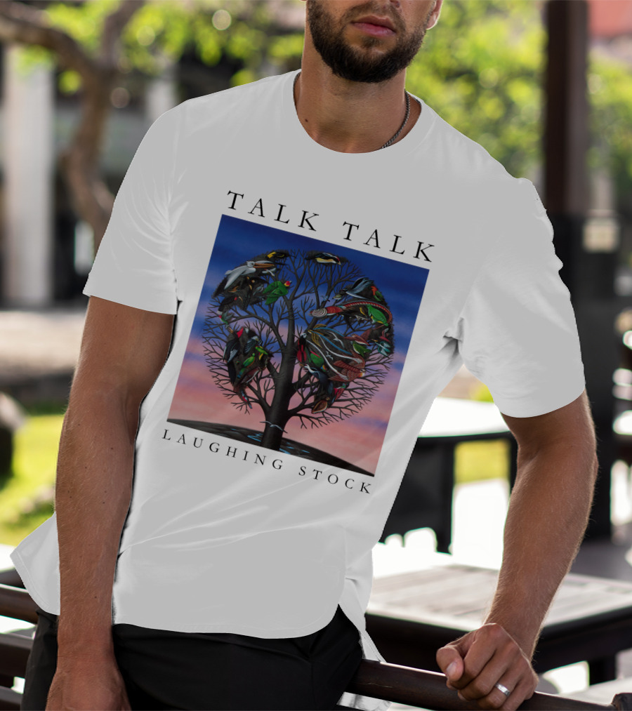 Talk Talk Laughing Stock Surreal Tree With Birds T-Shirt