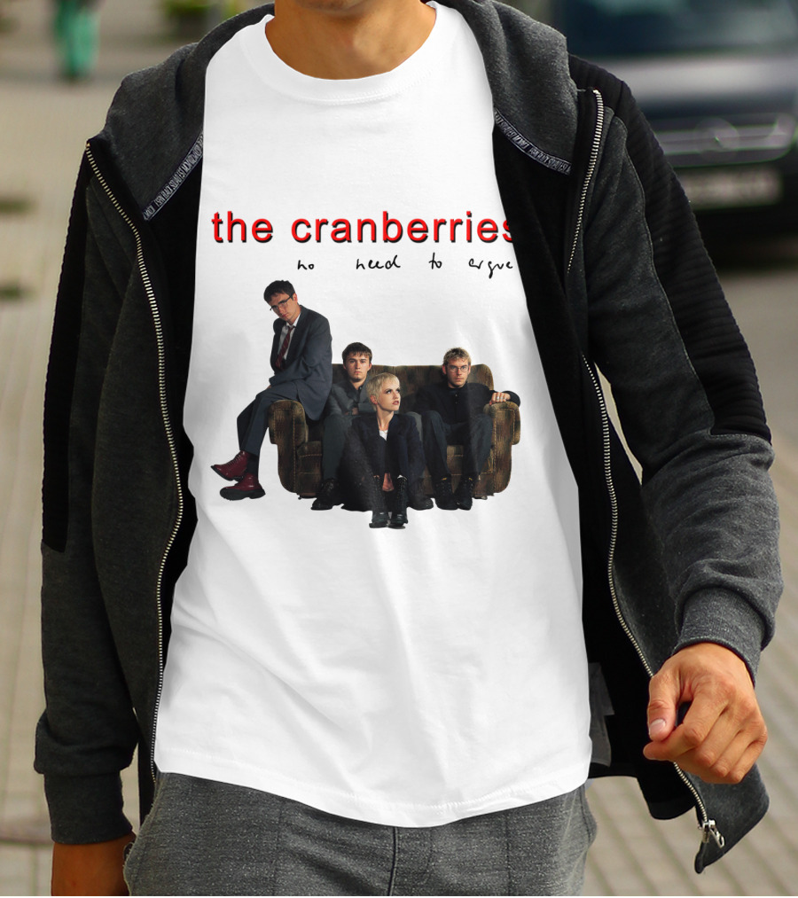 The Cranberries No Need To Argue Album Cover Sofa Band Members T-Shirt
