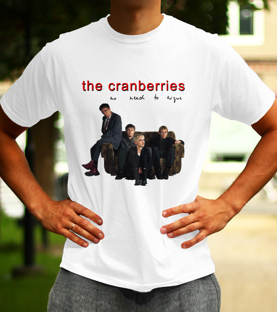 The Cranberries No Need To Argue Album Cover Sofa Band Members T-Shirt
