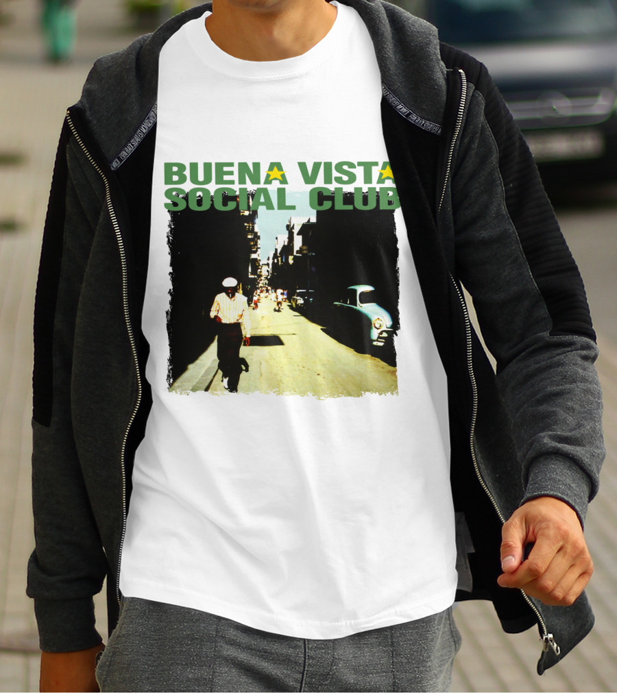 Buena Vista Social Club Vintage Havana Street Scene T-Shirt