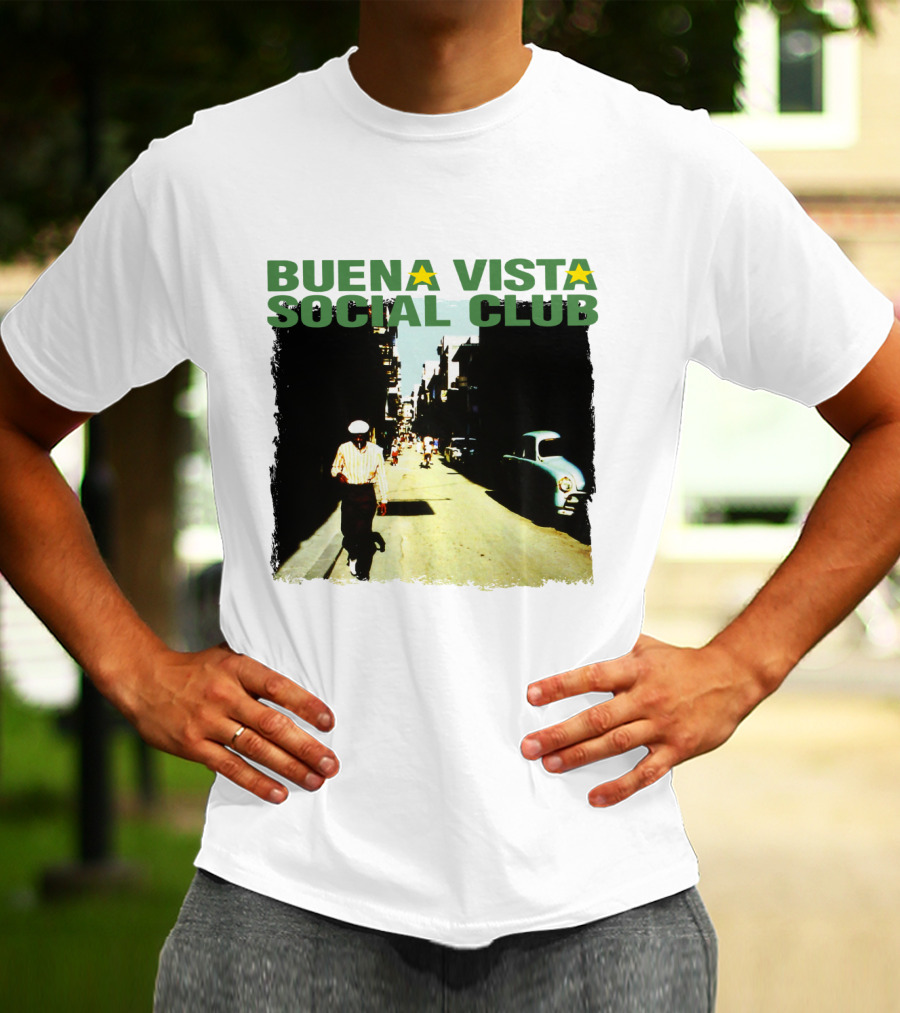 Buena Vista Social Club Vintage Havana Street Scene T-Shirt