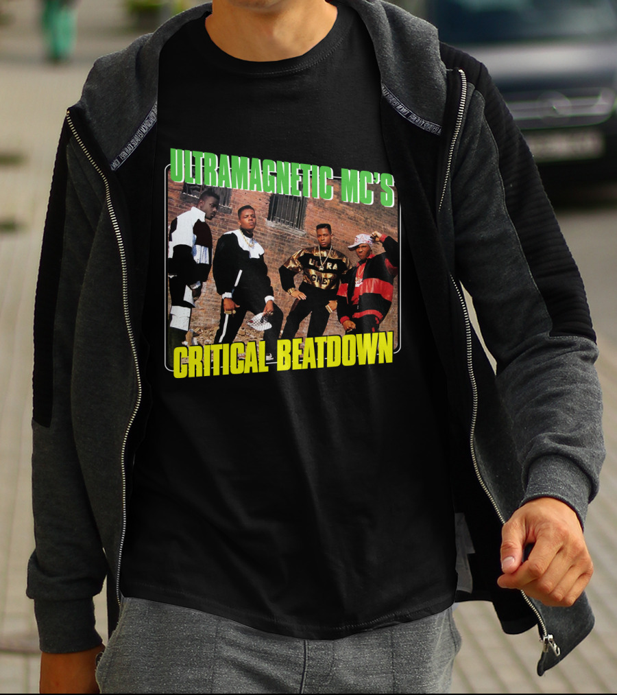 Ultramagnetic MC's Critical Beatdown 1988 Hip Hop Album Cover T-Shirt