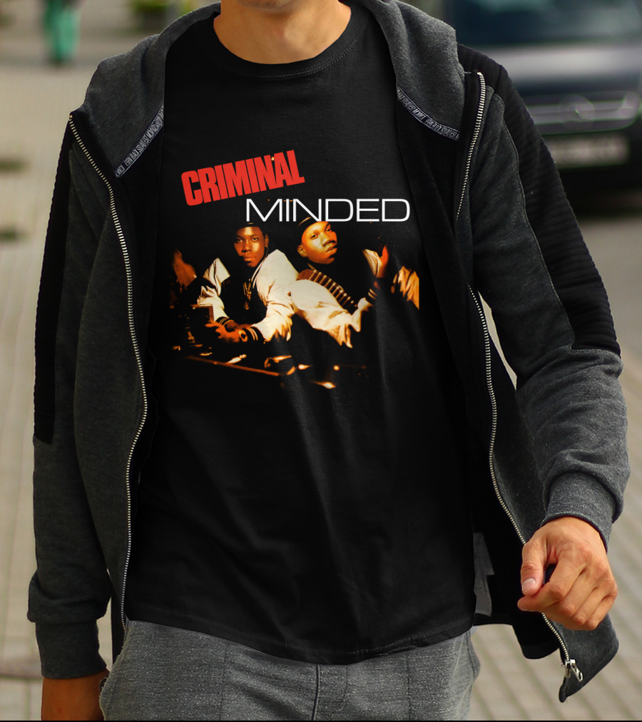 Boogie Down Productions Criminal Minded 1987 Album Cover T-Shirt