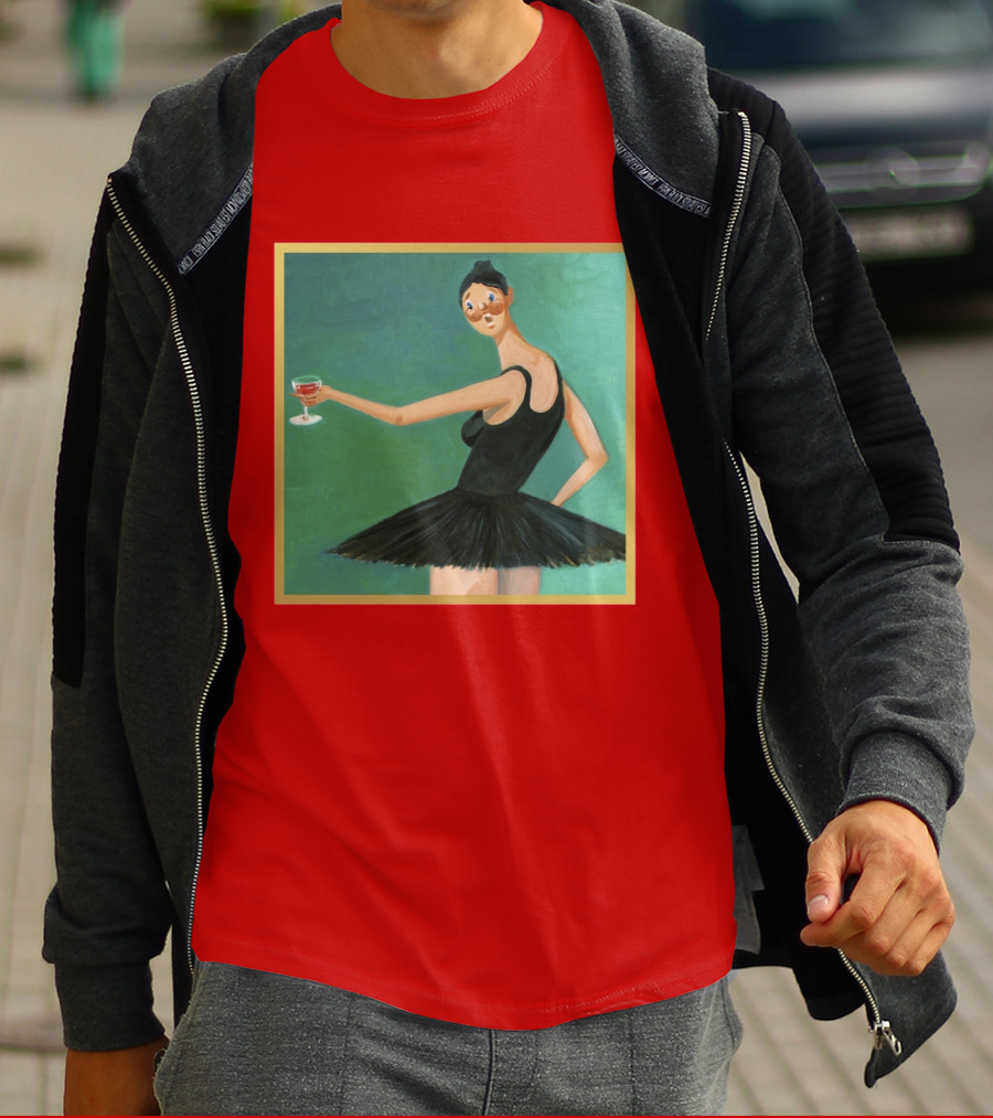 Kanye West My Beautiful Dark Twisted Fantasy Ballerina Cover Art T-Shirt