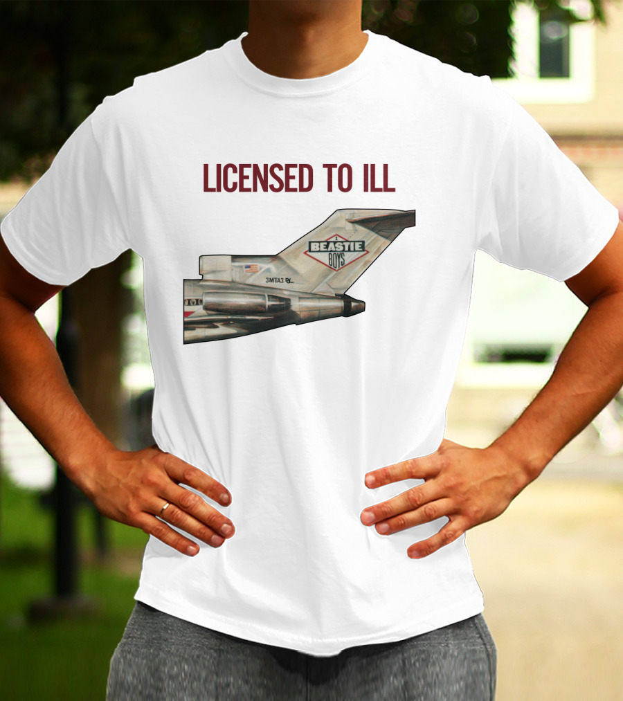 Beastie Boys Licensed To Ill Airplane Tail T-Shirt
