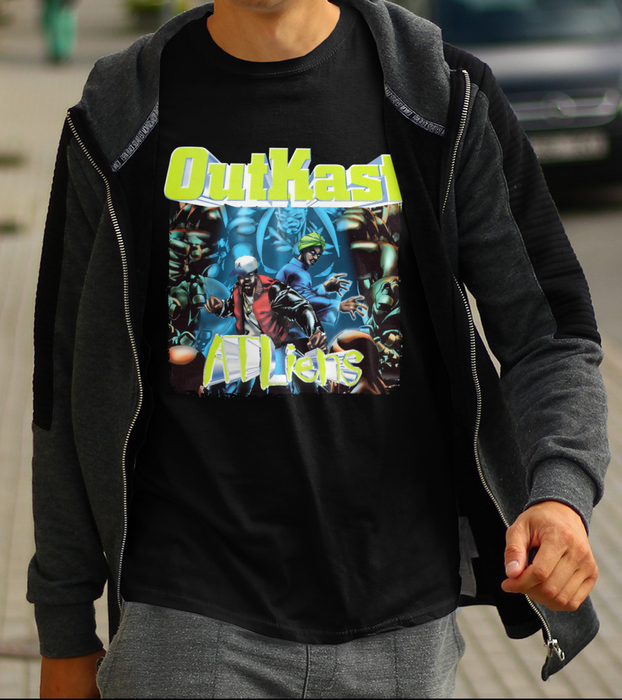 OutKast ATLiens Comic Style Iconic Album Cover T-Shirt