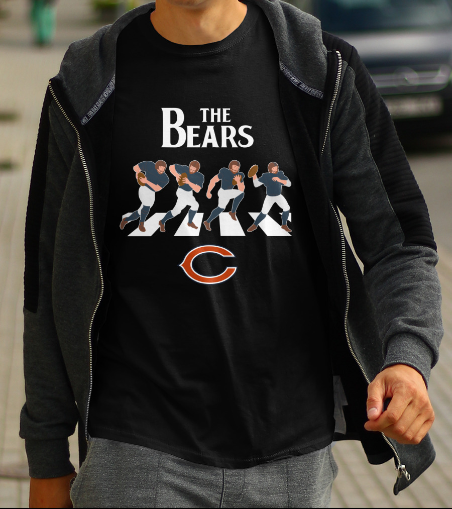 The Bears Abbey Road Chicago Bears T-Shirt