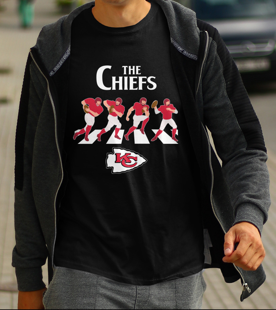 Kansas City Chiefs Abbey Road Football Players Kc T-Shirt
