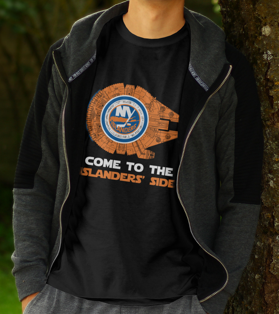 New York Islanders Millennium Falcon Come To The Islanders' Side T-Shirt