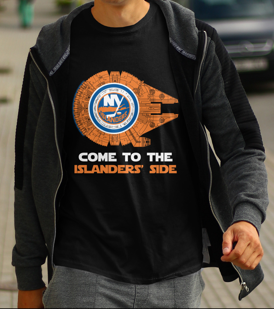 New York Islanders Millennium Falcon Come To The Islanders' Side T-Shirt