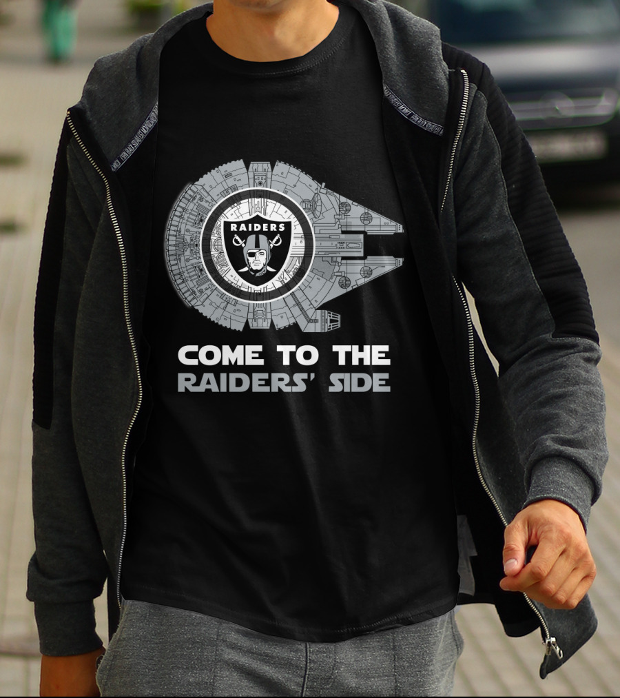Raiders Millennium Falcon Come To The Raiders' Side T-Shirt