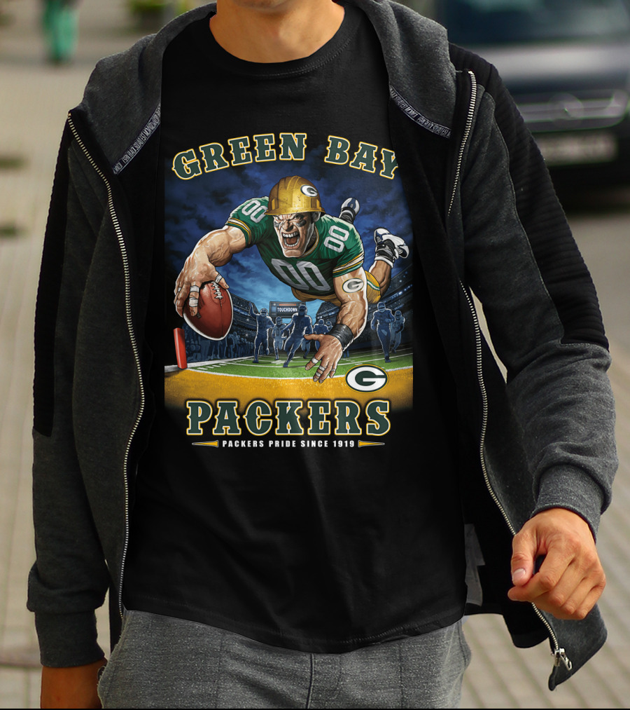 Green Bay Packers Packers Pride Since 1919 Touchdown T-Shirt