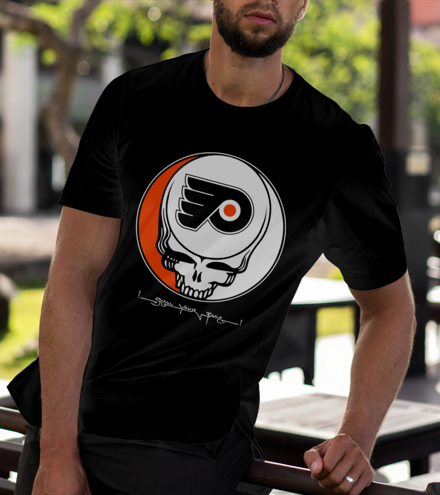 Steal Your Face Grateful Dead Philadelphia Flyers T-Shirt